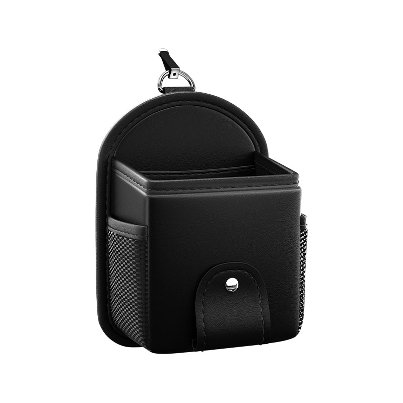 SEAMETAL Storage Box Car Airoutlet Hanging Bag Organizer Phone Holder Car Accessories PU leather Multi-functional Pocket