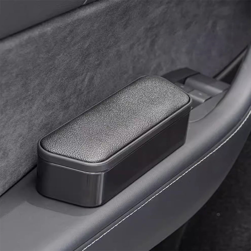 Car Armrest Support Cover, Adjustable Auto Side Door Armrest Pillow Relieve Driver Arm Fatigue, Automotive Knee Elbow Pad with Storage Box