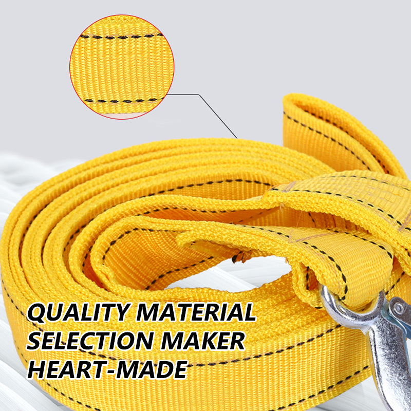 SEAMETAL Car Rescue Tow Rope Towing Rope Off-road Vehicle Sedan SUV Tow Rope Car Tools Tow Rope Hook