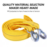 SEAMETAL Car Rescue Tow Rope Towing Rope Off-road Vehicle Sedan SUV Tow Rope Car Tools Tow Rope Hook