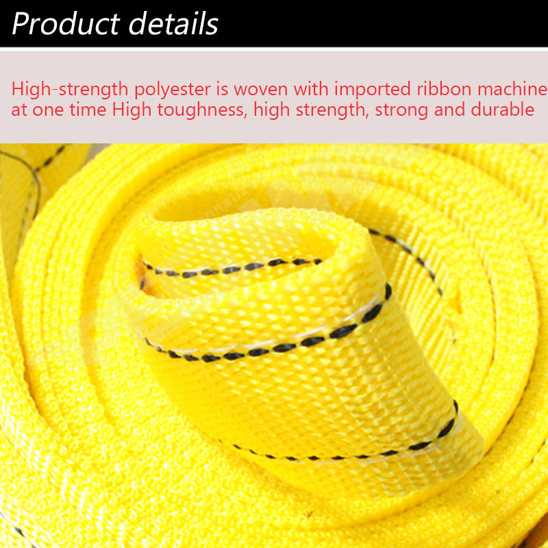 SEAMETAL Car Rescue Tow Rope Towing Rope Off-road Vehicle Sedan SUV Tow Rope Car Tools Tow Rope Hook