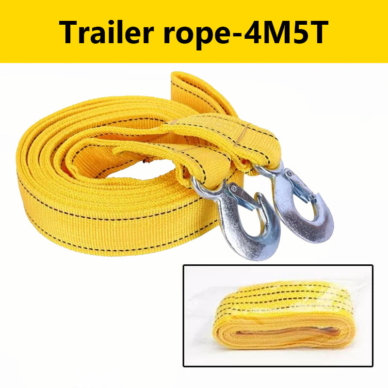 SEAMETAL Car Rescue Tow Rope Towing Rope Off-road Vehicle Sedan SUV Tow Rope Car Tools Tow Rope Hook
