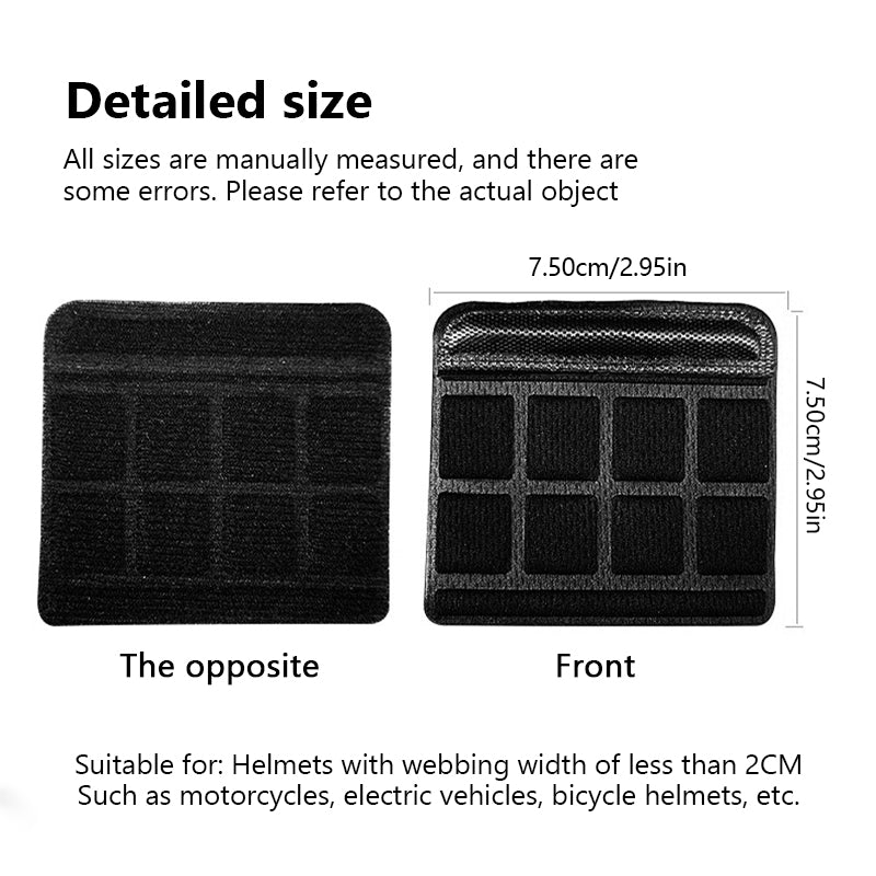 SEAMETAL Helmet Chin Pad Foam Pads Set Chin Strap Padding Replacement Universal For Cycling Bike Bicycle Motorcycle Racing Helmet