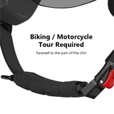 SEAMETAL Helmet Chin Pad Foam Pads Set Chin Strap Padding Replacement Universal For Cycling Bike Bicycle Motorcycle Racing Helmet