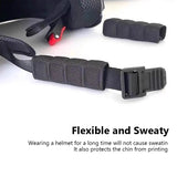 SEAMETAL Helmet Chin Pad Foam Pads Set Chin Strap Padding Replacement Universal For Cycling Bike Bicycle Motorcycle Racing Helmet