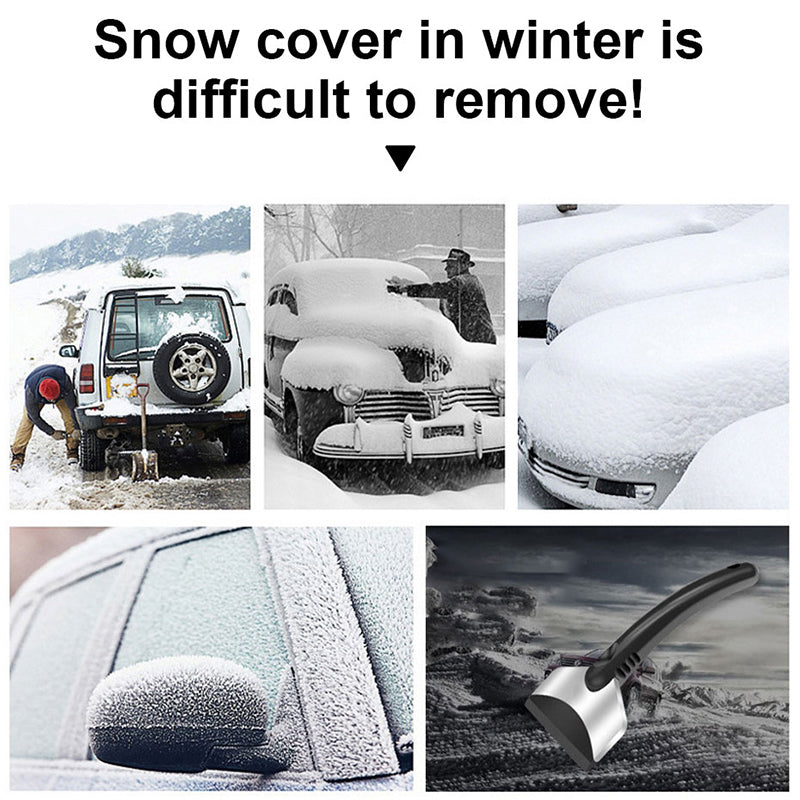 Ice Scraper for Car Windows, No-Scratch Foam Brush Ice Removal Tool for Window and Windshield