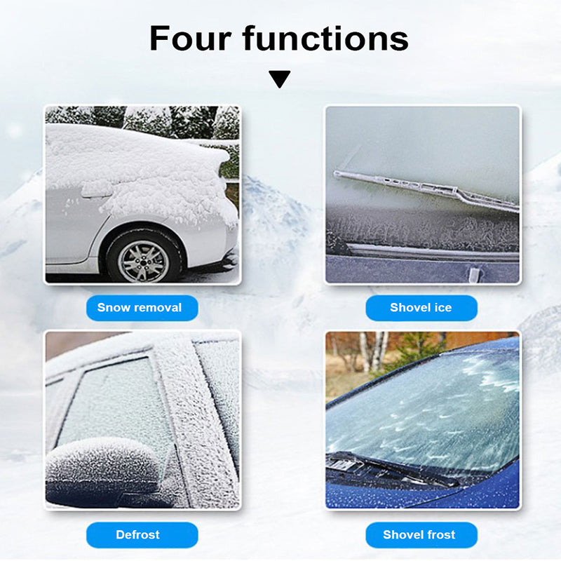 Ice Scraper for Car Windows, No-Scratch Foam Brush Ice Removal Tool for Window and Windshield