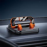 SEAMETAL Dashboard Car Phone Holder 360 Rotation Navigation Bracket Non-slip Silicone Mount Parking Phone Number Plate