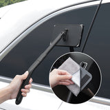 SEAMETAL Car Front Windshield Defogging Brush Velcro Cleaning Dust Duster Wiping Detachable Washable Car Sweeping Dust
