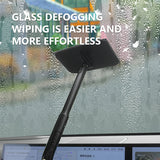 SEAMETAL Car Front Windshield Defogging Brush Velcro Cleaning Dust Duster Wiping Detachable Washable Car Sweeping Dust