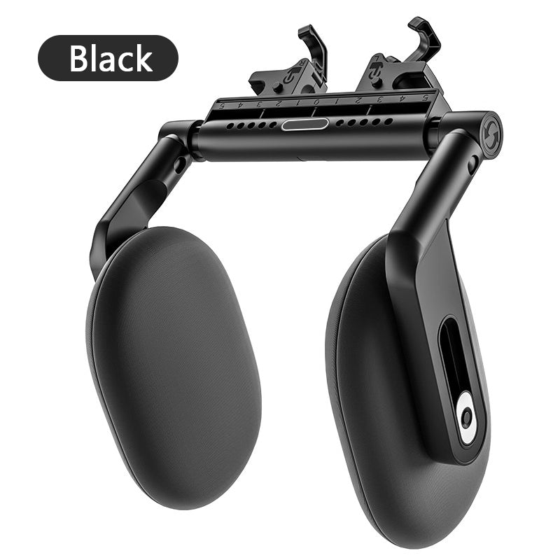 SEAMETAL Car Headrest Memory Foam Side Sleeping Pillow Adjustable Multifunctional Neck Pillow With Dual Hook Headrest