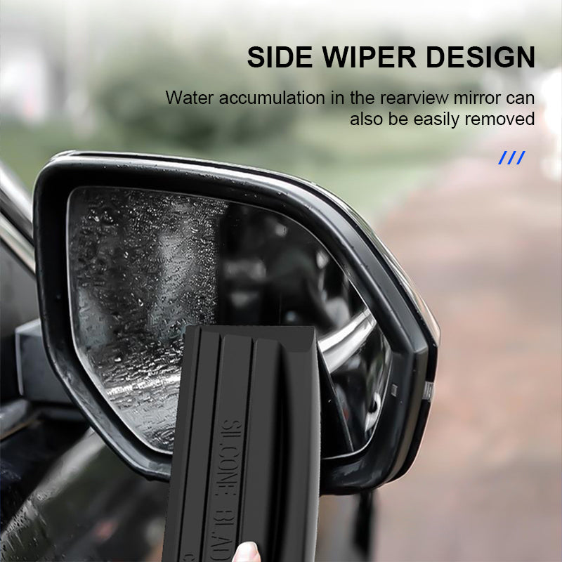 SEAMETAL Car Window Squeegee, Soft Silicone Blade for Cleaning Water, Professional One-Piece Auto Glass Water Wiper
