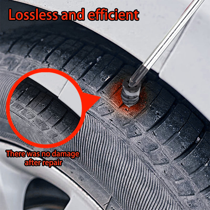 Tire Repair Rubber Nail Tire Repair Nail Tire Repair Rubber Screws Suitable for Car Motorcycle Jeep Tire Puncture Repair