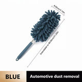 SEAMETAL Extendable Handle Feather Duster Telescopic Car Dust Brush Cobweb Brush Catcher Mites Gap Dust Car Home Cleaning Tools