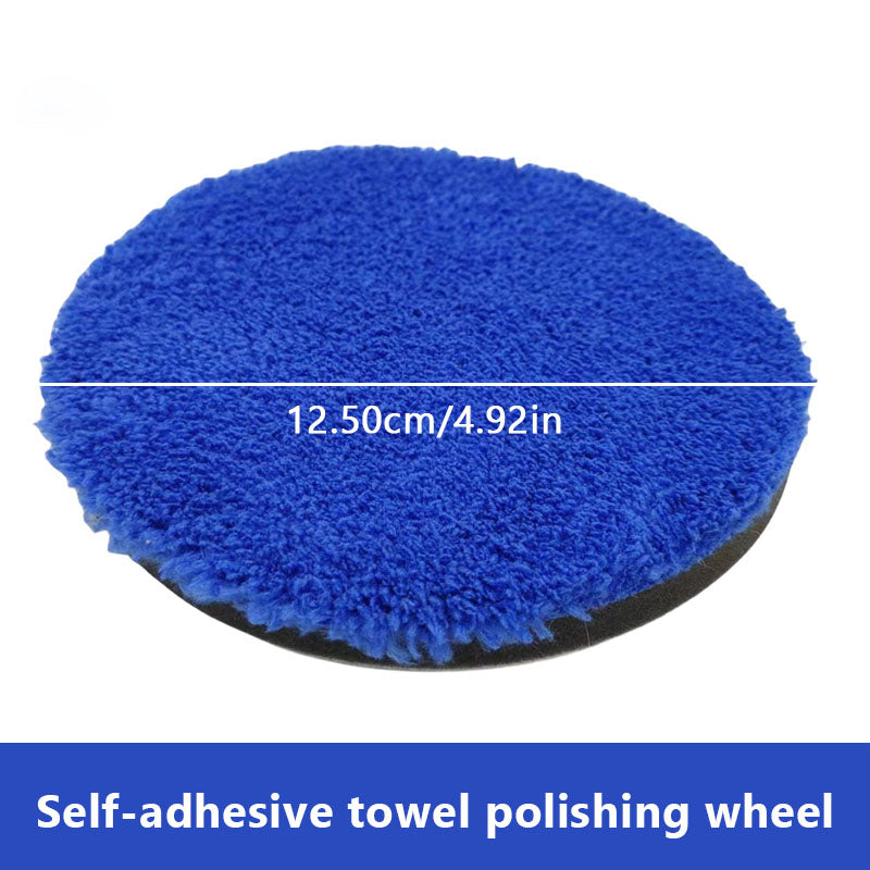 SEAMETAL 4/5/6 Inch Car Removing Wax Buffer Pads Microfiber Polishing Pad Replaceable Buffing Pads Polisher Car Wash Cleaning Pads