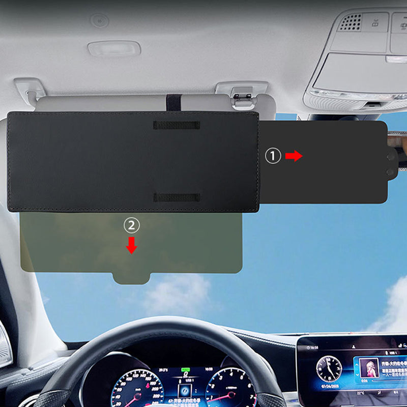 SEAMETAL Car Sun Visor Extender Anti-Glare Sun Blocker UV Rays Blocker Adjustable For Cars SUVs Trucks Interior Accessories
