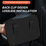 SEAMETAL Car Door Storage Box PU Leather Auto Seat Back Hanging Cup Holder Trash Can Multi-function Car Storage Pocket Organizer