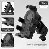 SEAMETAL Motorcycle Cell Phone Holder GPS Shockproof Smartphone Handlebar and Rearview Mirror Mount Airbag Shock Absorber Bracket