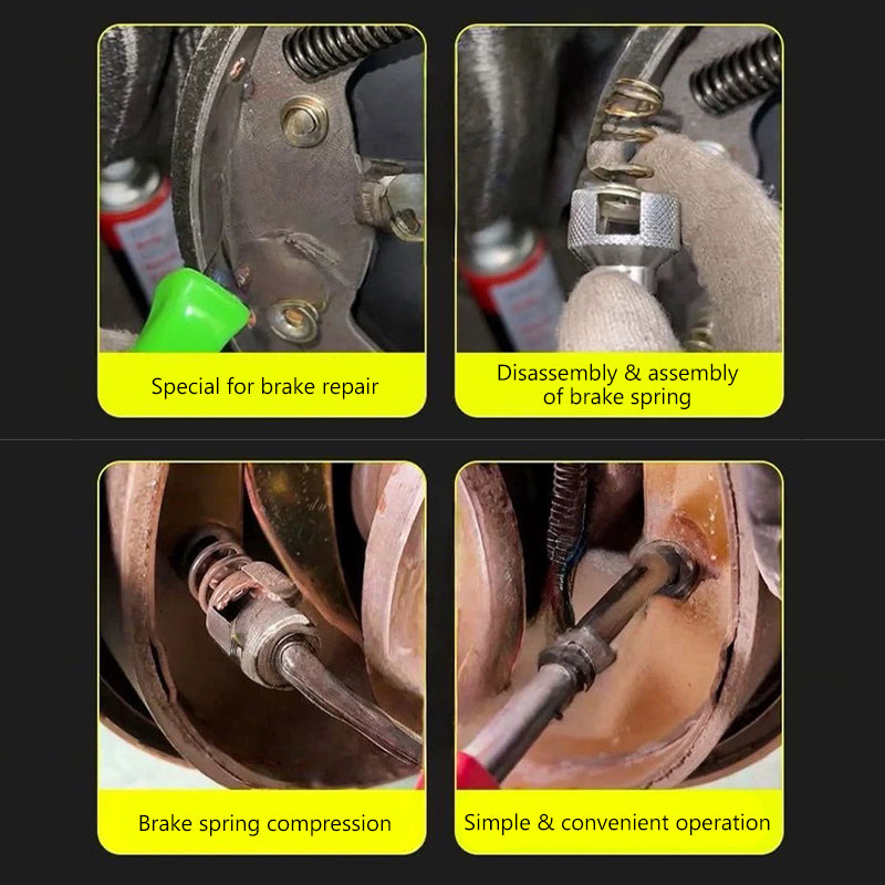 SEAMETAL 5.7 Inch Car Drum Brake Repair Install Tool Hold Down Washer Spring Shoe Compressor Brake Spring Washer Worker Alloy & Plastic