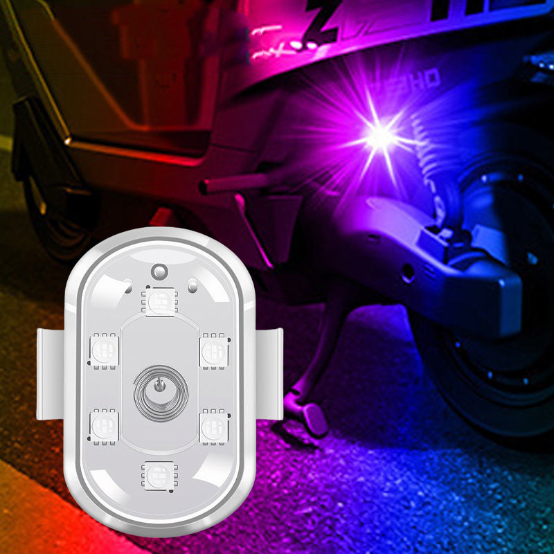 SEAMETAL Aircraft Strobe Lights Motorcycle Lights RGB Led Aircraft Strobe Lights Model Airplane Fixed Wing Bicycle Flashing Taillight