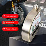 SEAMETAL Motorcycle Password Disc Brake Lock Waterproof  Electric Car Anti-theft Lock