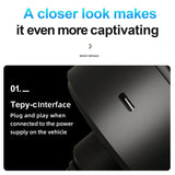 SEAMETAL Car Aromatherapy Fan Car Air Outlet Fragrance Freshener 360° Adjustable USB Cooling Fan