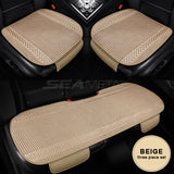 SEAMETAL Summer Car Seat Cover Ice Silk Universal Front Rear Seat Cushion Pad