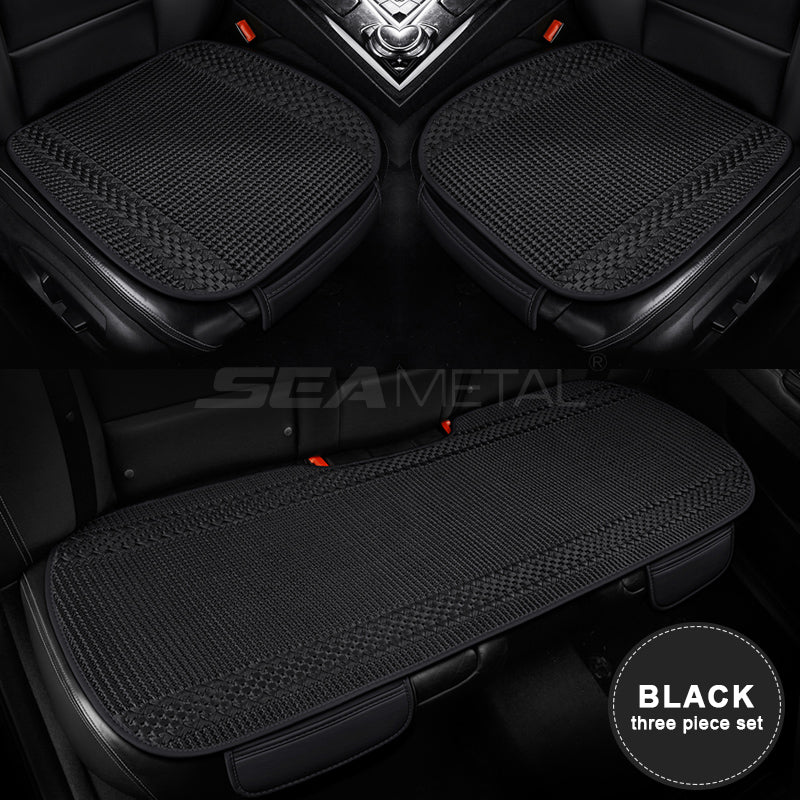 SEAMETAL Summer Car Seat Cover Ice Silk Universal Front Rear Seat Cushion Pad