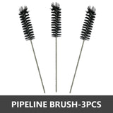 SEAMETAL Car Valve Carbon Cleaning Tool Engine Intake Cleaning Tool Brush Combustion Chamber Cylinder Inspection Auto Parts