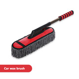 SEAMETAL Microfiber Car Wash Mop Retractable Handle Dust Remover Wax Brush