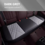 SEAMETAL Universal Car Seat Cover Breathable PU Pad Mat for Auto Chair Cushion