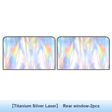 SEAMETAL Car Sunshade Titanium Silver Car Side Window Magnetic Suction Curtain