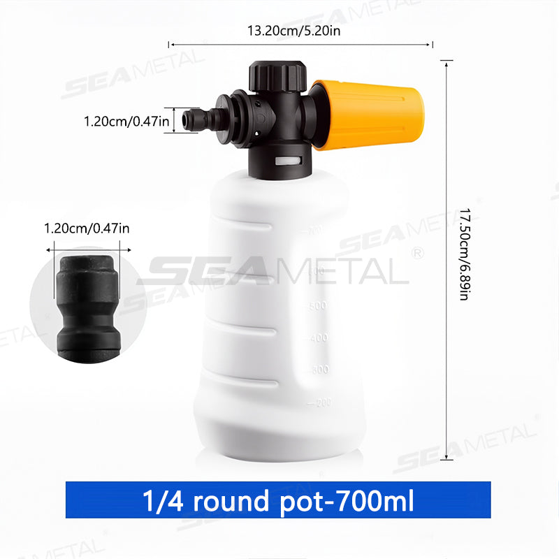 SEAMETAL Car Washer Foam Spray Bottle Lance Sprinkler Water Hose Nozzle