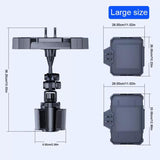 SEAMETAL Car Food Tray Portable Car Dining Table with Mobile Phone Holder