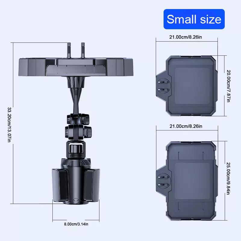 SEAMETAL Car Food Tray Portable Car Dining Table with Mobile Phone Holder