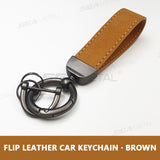 SEAMETAL Suede Metal Buckle Car Keychains Universal Key Chain