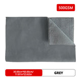 SEAMETAL 500GSM Car Wash Towel Double-sided Suede Car Cleaning Cloth