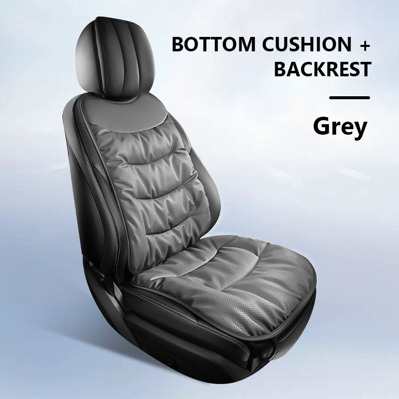 SEAMETAL Car Seat Cover Nappa Leather Car Seat Cushion Protector Winter Warm Seat Mat Soft Breathable Seat Cover Pad Accessories