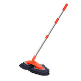 SEAMETAL Durable 360 Rotatable Car Cleaning Brush Dual-Head Car Wash Mop