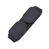 SEAMETAL Car Glasses Clip Leather Card Holder Magnetic Sun Visor Organizer