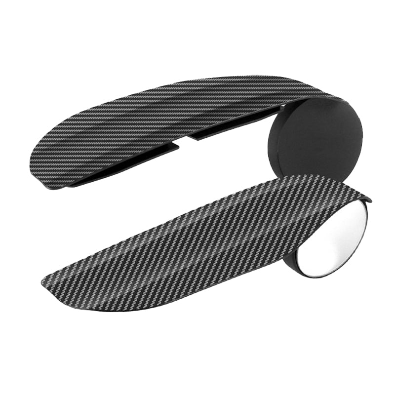 SEAMETAL Car Rearview Mirror Rain Eyebrow Reversing Mirror Rainproof 360 Degree Adjustable Mirror With Clip Desigh