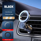 SEAMETAL Magnetic Car Phone Holder 360° Rotation Adjustable Dashboard Stand