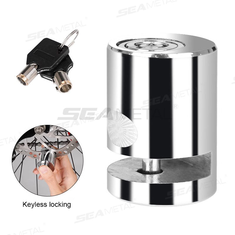 SEAMETAL Zinc Alloy Disc Brake Lock Motorcycle Mini Security Wheel Disk Lock