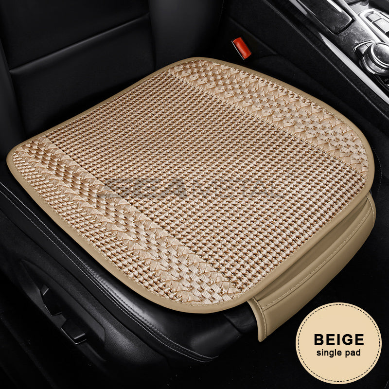 SEAMETAL Summer Car Seat Cover Ice Silk Universal Front Rear Seat Cushion Pad