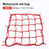 SEAMETAL Motorcycle Luggage Net Elastic Mesh with 6 Adjustable Hooks
