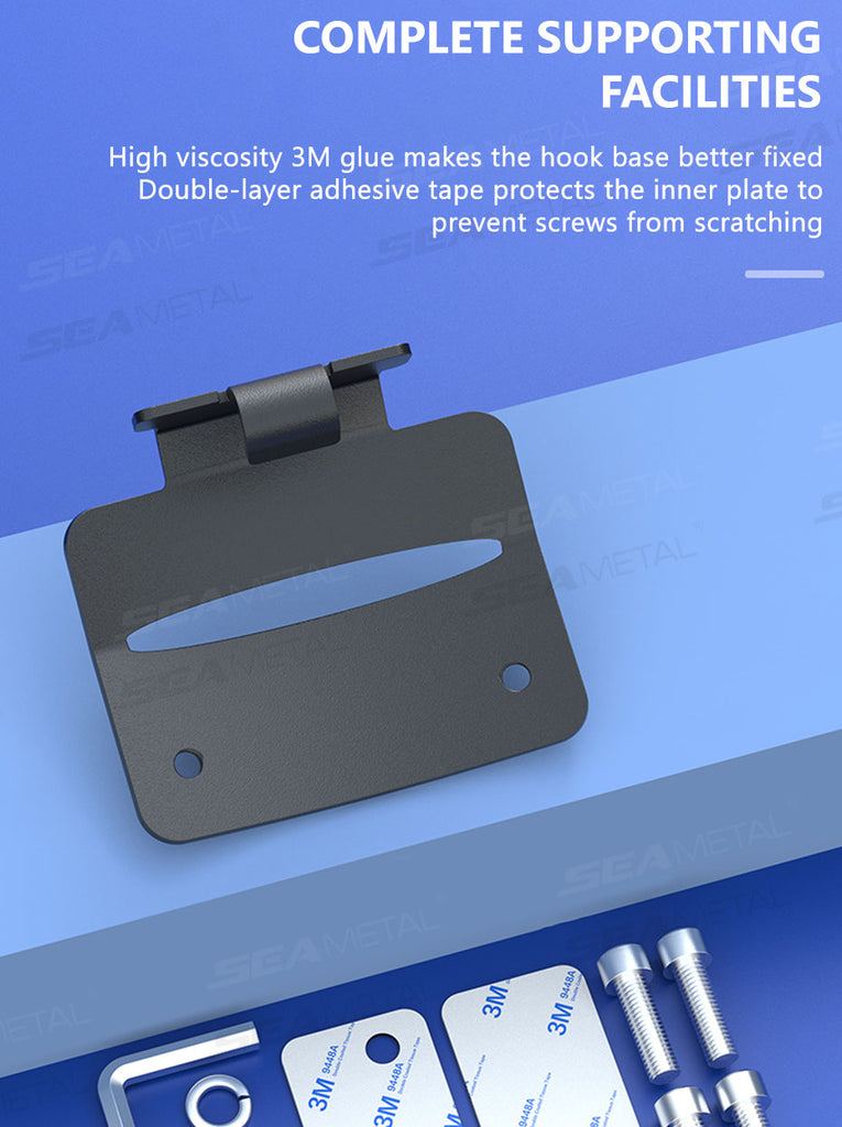 SEAMETAL Honda PCX160 Modified Double Hook Stainless Steel Storage Hook Luggage Motorcycle Accessories