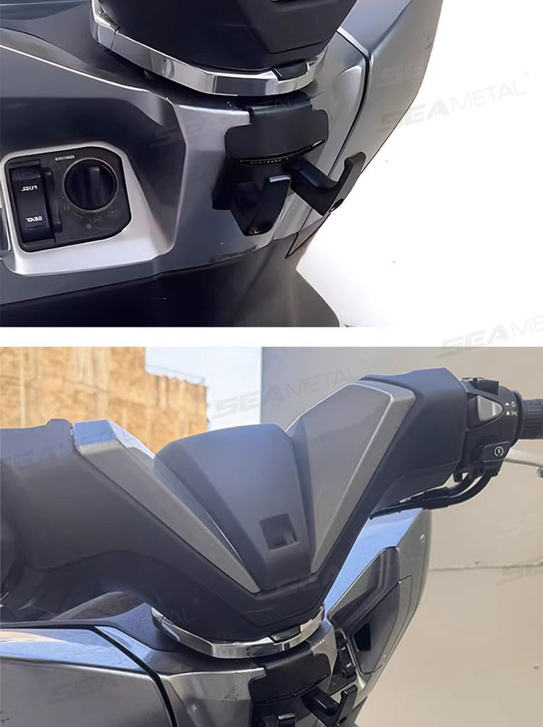 SEAMETAL Honda PCX160 Modified Double Hook Stainless Steel Storage Hook Luggage Motorcycle Accessories