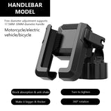 SEAMETAL Motorcycle Bicycle Phone Holder Moto Rearview Mirror Handlebar Mount