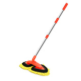 SEAMETAL Durable 360 Rotatable Car Cleaning Brush Dual-Head Car Wash Mop