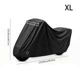 SEAMETAL Motorcycle Bike Cover Waterproof All Season Dustproof UV Protective Outdoor Indoor Scooter Wear-resistant Fabric Motorbike Cover